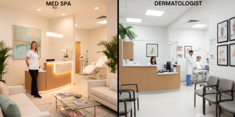 Med Spa vs Dermatologist in Harlingen: Which Is Right for You?