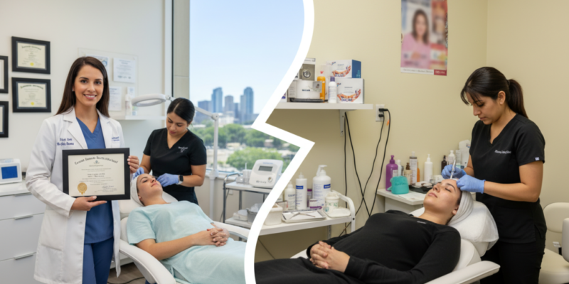 Licensed vs Non-Licensed: Understanding Med Spa Credentials in Harlingen