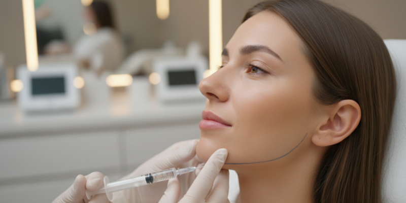 Jawline Contouring with Fillers: Sculpting a Defined Profile